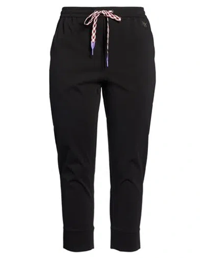 Richmond X Woman Pants Black Size 8 Cotton, Nylon, Elastane