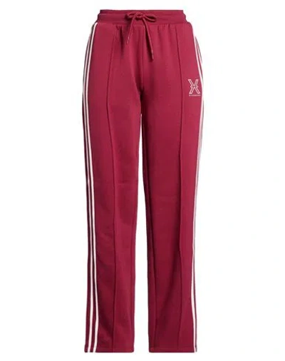 Richmond X Woman Pants Garnet Size L Cotton, Polyester In Burgundy