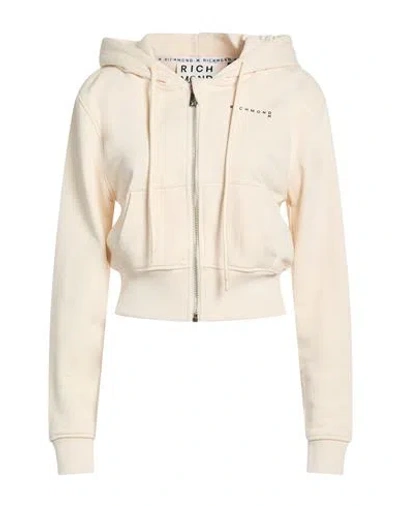 Richmond X Woman Sweatshirt Beige Size M Cotton, Polyester In Neutral