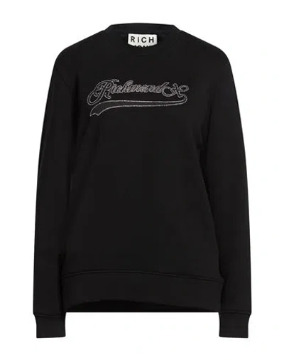 Richmond X Woman Sweatshirt Black Size M Cotton