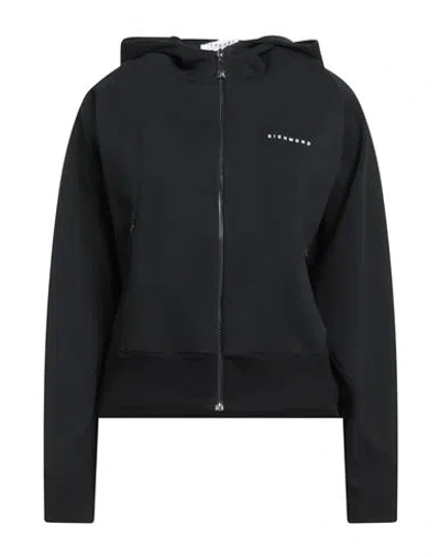 Richmond X Woman Sweatshirt Black Size M Cotton, Polyester, Elastane