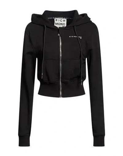 Richmond X Woman Sweatshirt Black Size Xl Cotton, Polyester