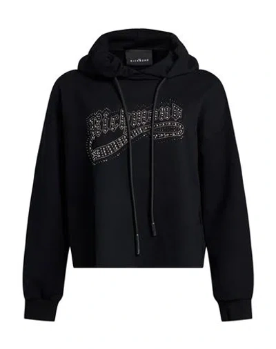 Richmond X Woman Sweatshirt Black Size Xxs Cotton In Brown