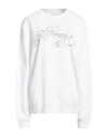 Richmond X Woman Sweatshirt White Size L Cotton, Polyester