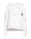 Richmond X Woman Sweatshirt White Size M Cotton, Polyester
