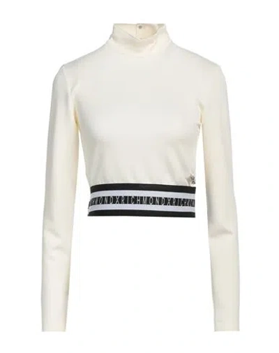 Richmond X Woman Top Ivory Size L Polyester, Elastane In White