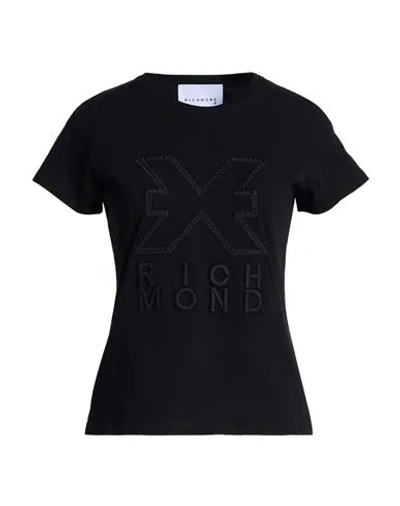 Richmond X Woman T-shirt Black Size L Cotton