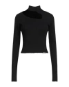Richmond X Woman Turtleneck Black Size L Viscose, Polyamide