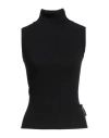 Richmond X Woman Turtleneck Black Size L Viscose, Polyester, Nylon In Black