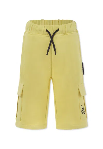 Richmond Kids' Yellow Shorts For Boy With Logo