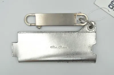 Pre-owned Rick Owens - S/s 20 - "tecuatl" - Jumbo Lighter Case In Silver