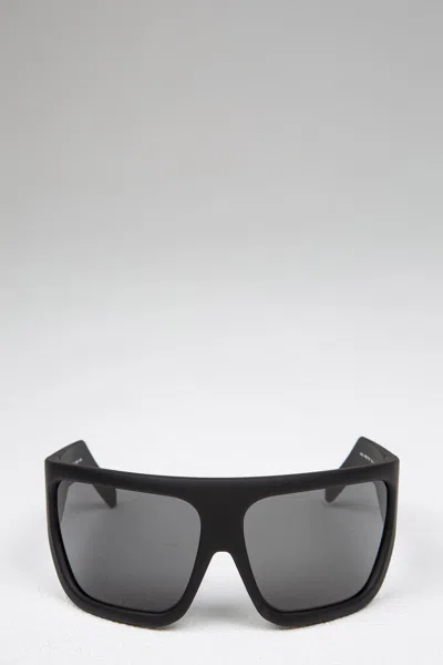 Pre-owned Rick Owens $1050  Davis Sunglasses In Black