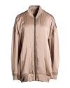 Rick Owens Solid Color Jackets In Gold