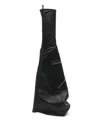 Rick Owens Cargo Wedge Over-the-knee Boots In Black