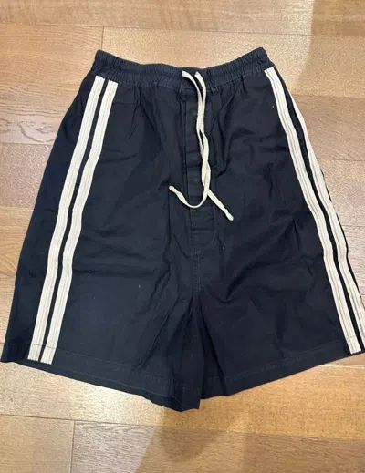 Pre-owned Rick Owens 14ss Moody Parallel Bars Shorts In Blue