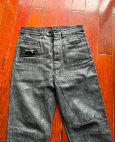 Pre-owned Rick Owens 17 Show Jeans In Black