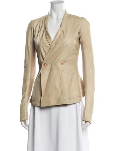 Pre-owned Rick Owens 2000's 'princess' Jacket In Neutrals