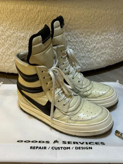 Pre-owned Rick Owens 2006 “reverse Oreo” Dunks (fully Restored) Shoes In Sand