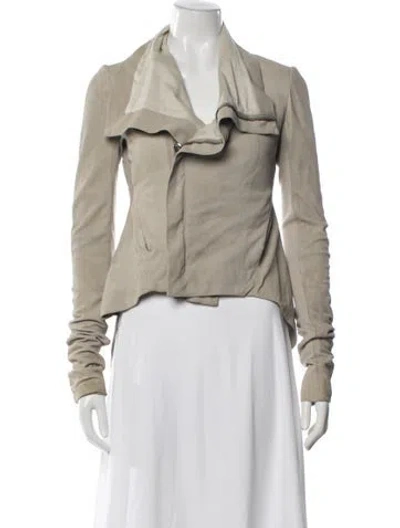 Pre-owned Rick Owens 2010's Naska Jacket In Neutral