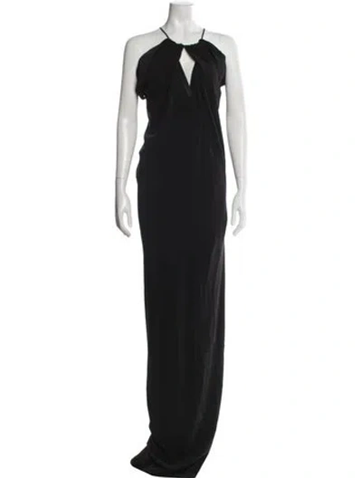 Pre-owned Rick Owens 2012 Long Dress In Black