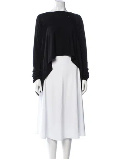 Pre-owned Rick Owens 2012 Mountain Sweater In Black
