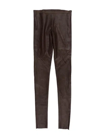 Pre-owned Rick Owens 2012 Straight Leg Pants In Brown