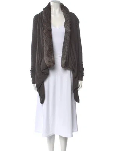 Pre-owned Rick Owens 2013 Jersey Sweater In Gray