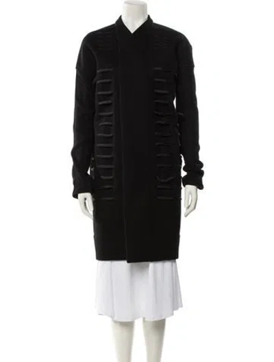 Pre-owned Rick Owens 2013 'plinth' Coat In Black