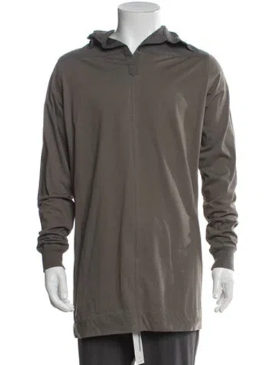Pre-owned Rick Owens 2013 'plinth' Polo Sweater In Gray