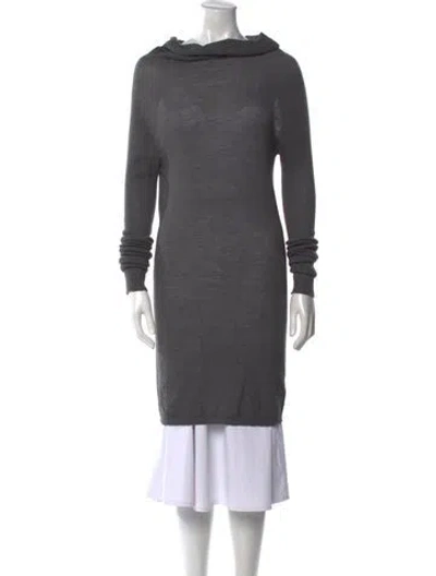 Pre-owned Rick Owens 2013 'plinth' Sweater In Gray