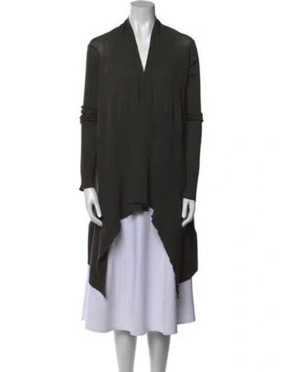 Pre-owned Rick Owens 2014 'moody' Sweater In Green