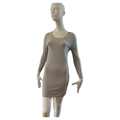 Pre-owned Rick Owens 2014 Vicious Collection Women's Dress Size 2-4 Mesh Insert In Gray