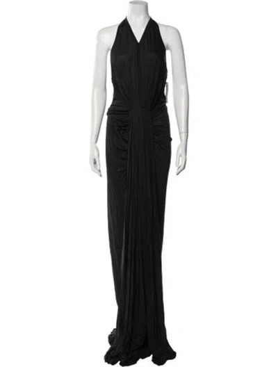 Pre-owned Rick Owens 2015 Long Dress W/ Tags In Black