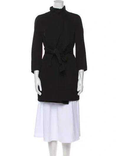 Pre-owned Rick Owens 2015 'sphinx' Coat In Black