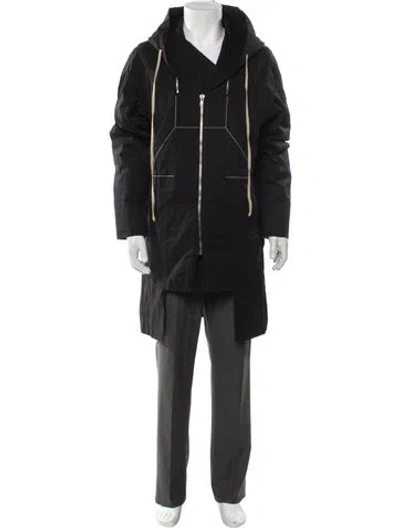 Pre-owned Rick Owens 2015 'sphinx' Parka In Black