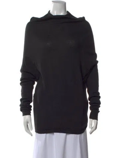 Pre-owned Rick Owens 2015 'sphinx' Sweater In Black