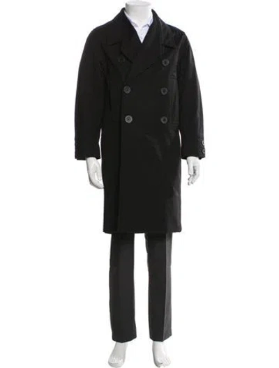 Pre-owned Rick Owens 2015-2016 Sphinx Trench Coat In Black