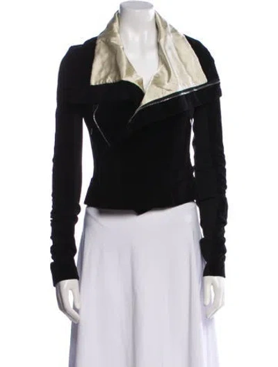 Pre-owned Rick Owens 2016 'mastodon' Biker Jacket In Black