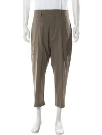 Pre-owned Rick Owens 2017 Dress Pants In Neutral