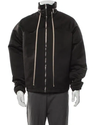 Pre-owned Rick Owens 2017 'glitter' Puffer Coat In Black