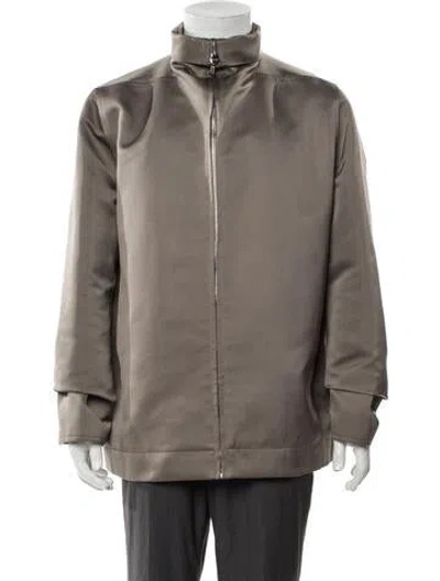 Pre-owned Rick Owens 2017 'walrus' Puffer Coat In Gray