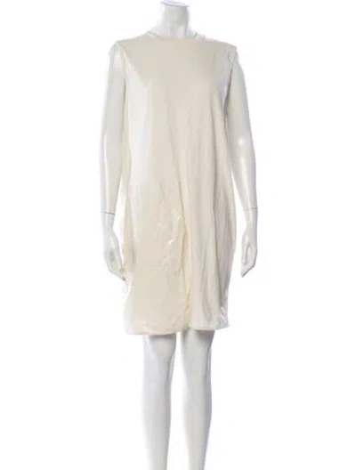 Pre-owned Rick Owens 2018 Knee-length Dress In Neutrals