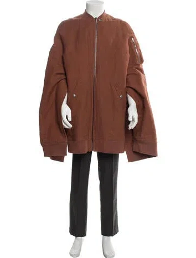 Pre-owned Rick Owens 2018 'sisyphus' Moody Flight Parka In Orange