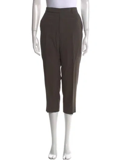 Pre-owned Rick Owens 2018 Straight Leg Pants In Gray