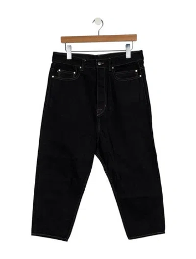 Pre-owned Rick Owens 2018 Straight-leg Jeans In Blue