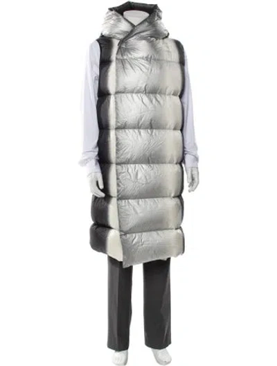 Pre-owned Rick Owens 2019 'larry' Hooded Liner Puffer Coat In Black