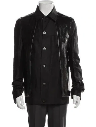 Pre-owned Rick Owens 2019 Peacoat In Black