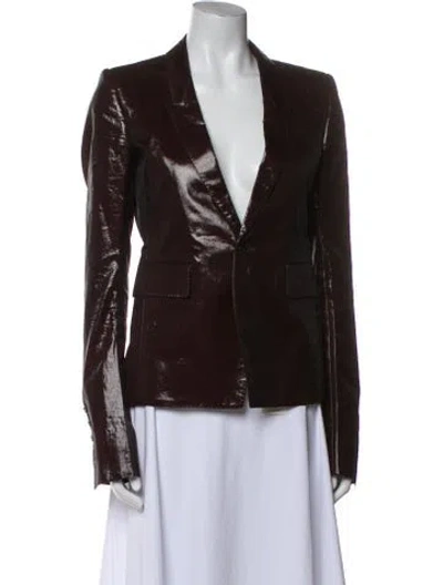 Pre-owned Rick Owens 2020 Evening Jacket In Brown