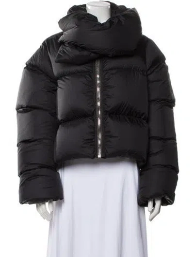 Pre-owned Rick Owens 2021 'gethsemane' Funnel Neck Down Jacket In Black