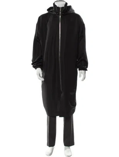 Pre-owned Rick Owens 2021 'phlegethon' Wind Pea Parka In Black
